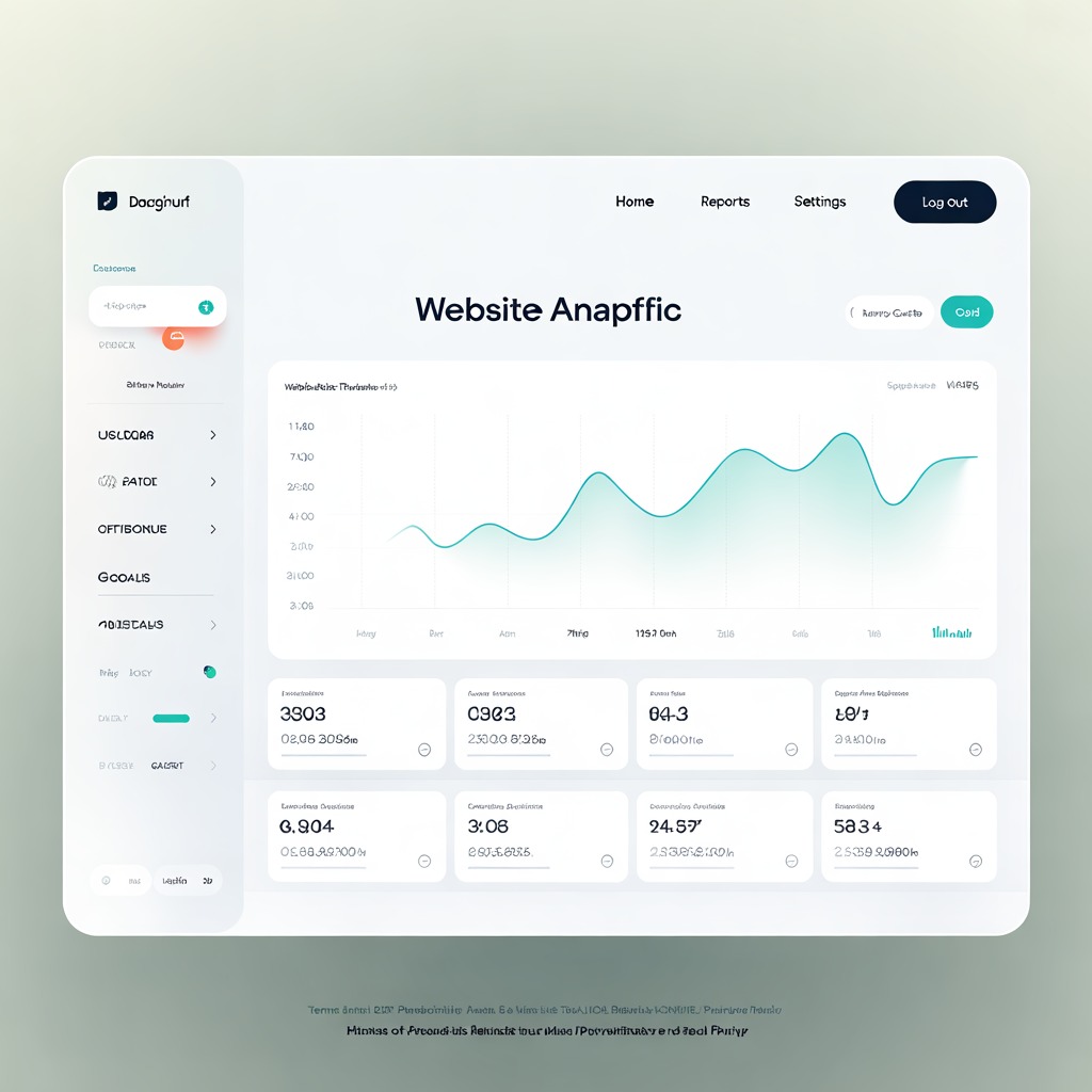 Dashboard and analytics interface